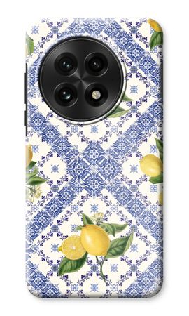Blue tiles and lemons