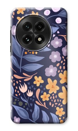 Flowers with blue leaves