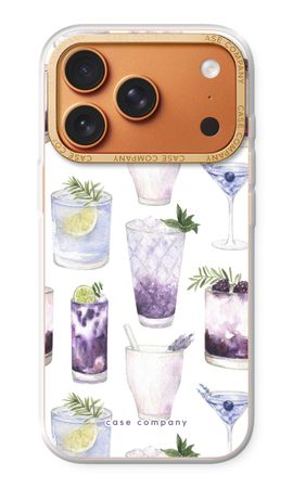 Violet cocktails