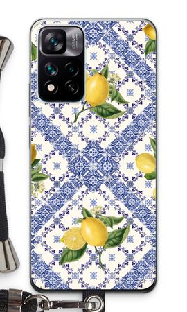 Blue tiles and lemons