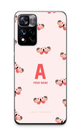 Rosy Butterflies Monogram