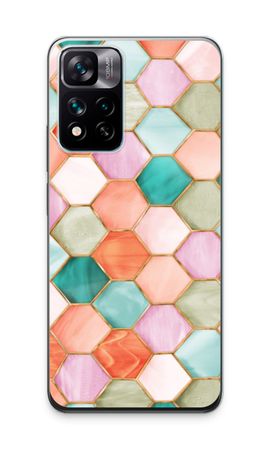 Hexagons in stained glass