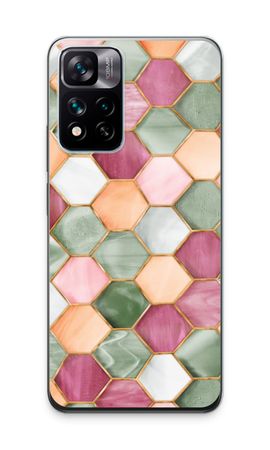 Hexagons in stained glass