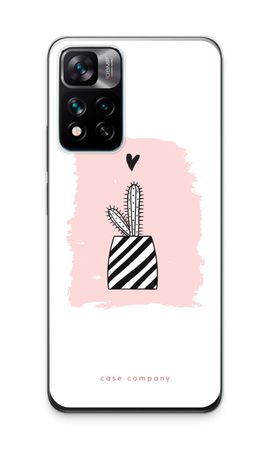 Black and white cactus