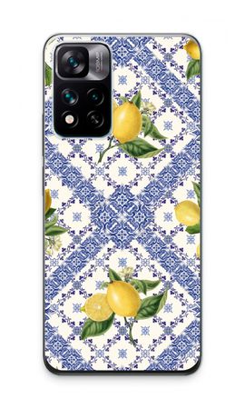 Blue tiles and lemons