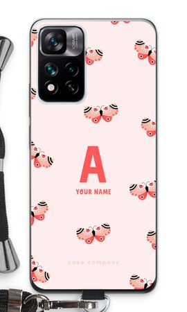 Rosy Butterflies Monogram