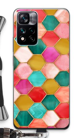 Hexagones en vitrail