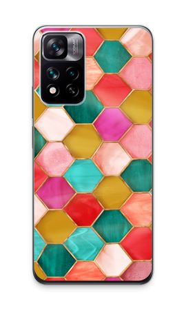 Hexagons in stained glass