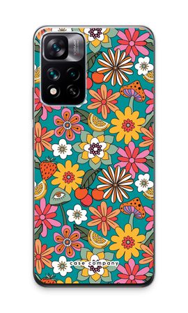 Retro Flowers N°2 - Blue