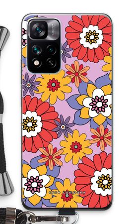 Retro Flowers - Purple