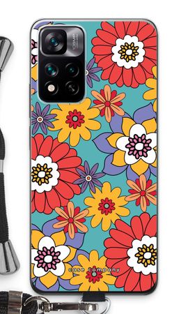 Retro Flowers - Blue