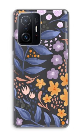 Flowers with blue leaves