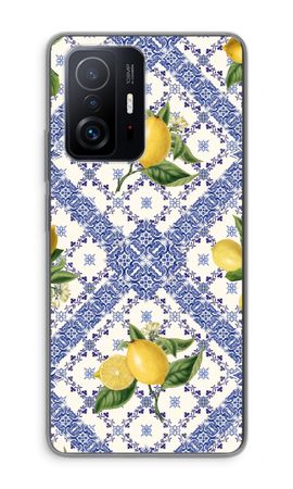 Blue tiles and lemons