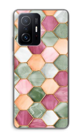 Hexagons in stained glass