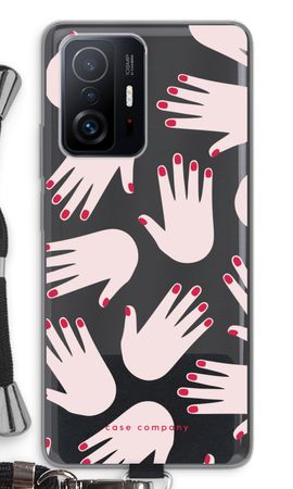 Hands pink