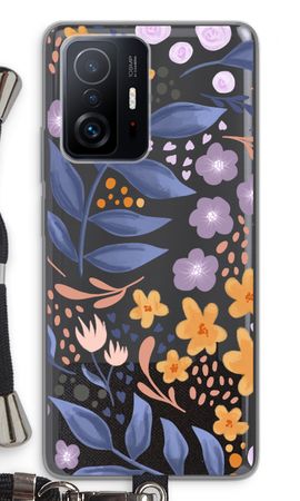 Flowers with blue leaves