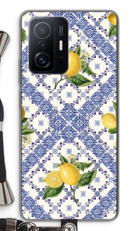 Blue tiles and lemons