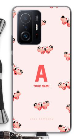 Rosy Butterflies Monogram