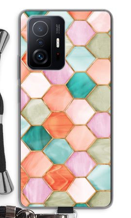 Hexagons in stained glass