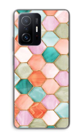 Hexagons in stained glass