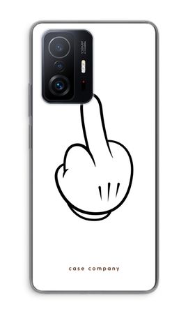 Middle finger white