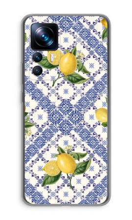 Blue tiles and lemons