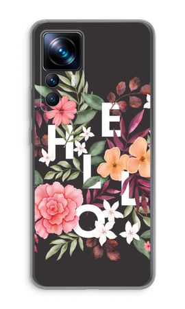 Hello in flowers