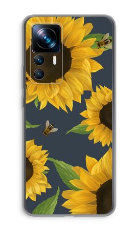 Sunflower and bees