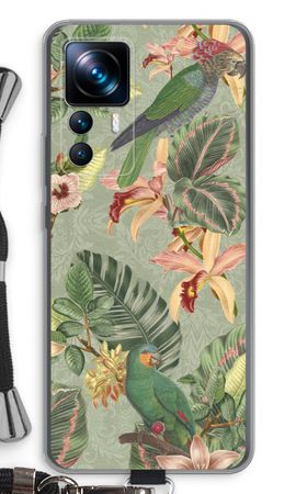 Tropical jungle parrot