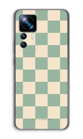 Checkered Mint, Xiaomi 12T soft hoesje