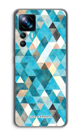 Coloured triangles blue