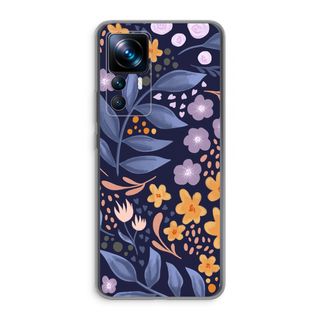 Flowers with blue leaves