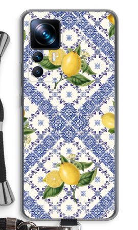 Blue tiles and lemons