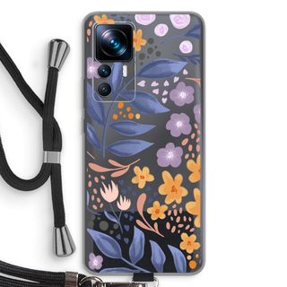 Flowers with blue leaves