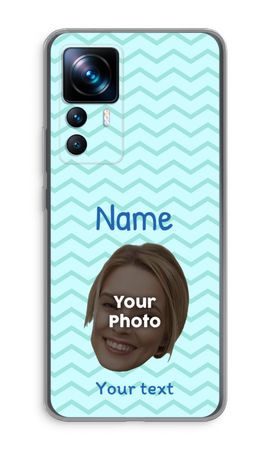 Personaliserat ansikte - randigt mönster