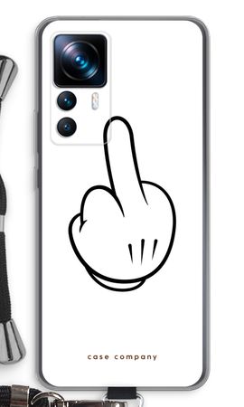Mittelfinger weiß
