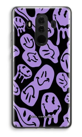 Schmelzender Smiley - Lila