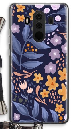 Flowers with blue leaves