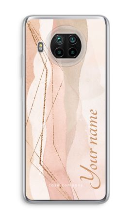 Gold Lines Namecase - Blush