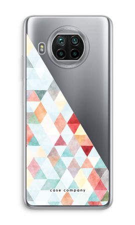 Coloured triangles pastel