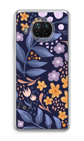 Flowers with blue leaves