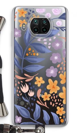 Flowers with blue leaves