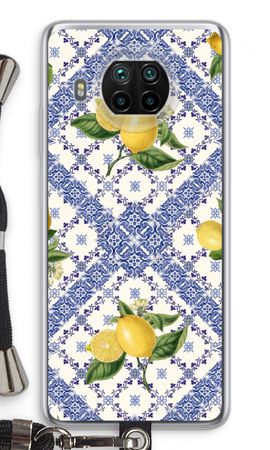 Blue tiles and lemons
