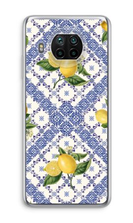 Blue tiles and lemons