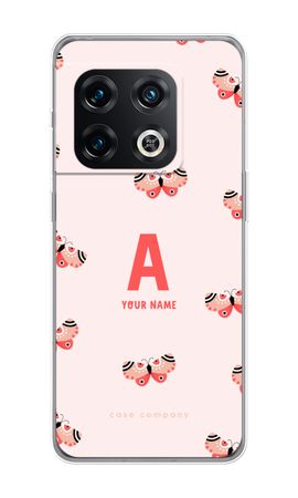 Rosy Butterflies Monogram