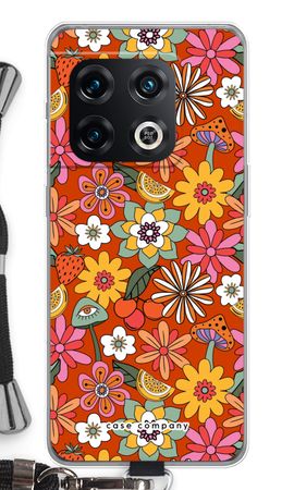 Fleurs rétro - Rouge