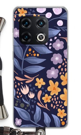 Flowers with blue leaves