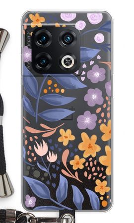 Flowers with blue leaves