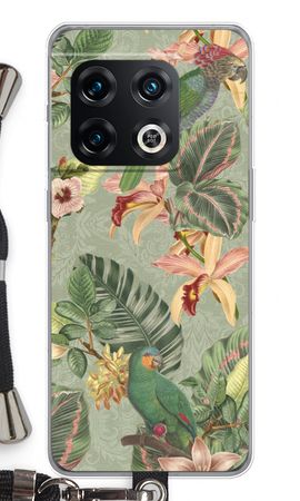 Tropical jungle parrot