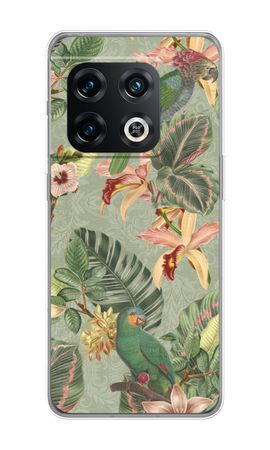 Tropical jungle parrot